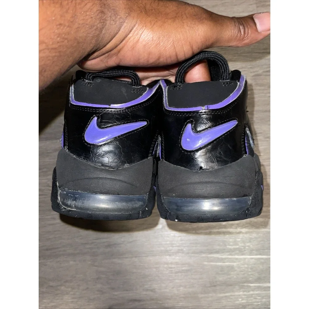 Size 7Y (GS) - Nike Air Uptemp Black Action Grape DX5954-001